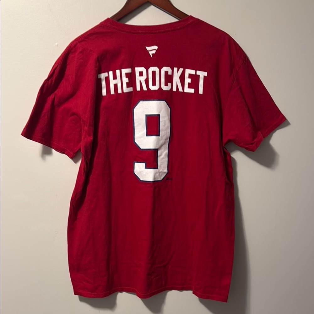 Fanatics Red Tee with White Print